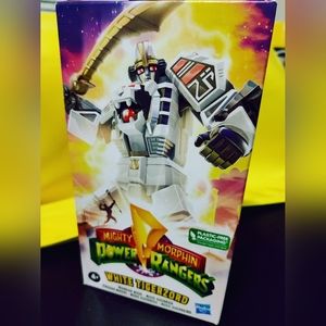 Mighty Morphing Power Rangers White Tigerzord Battle Mode